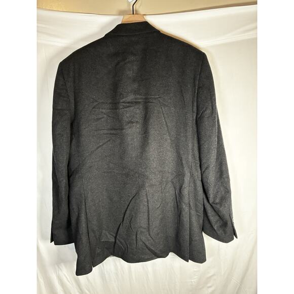 Classic Petrocelli Men’s Wool Silk Cashmere black Blazer Sport Coat SIZE 42L - Picture 5 of 8